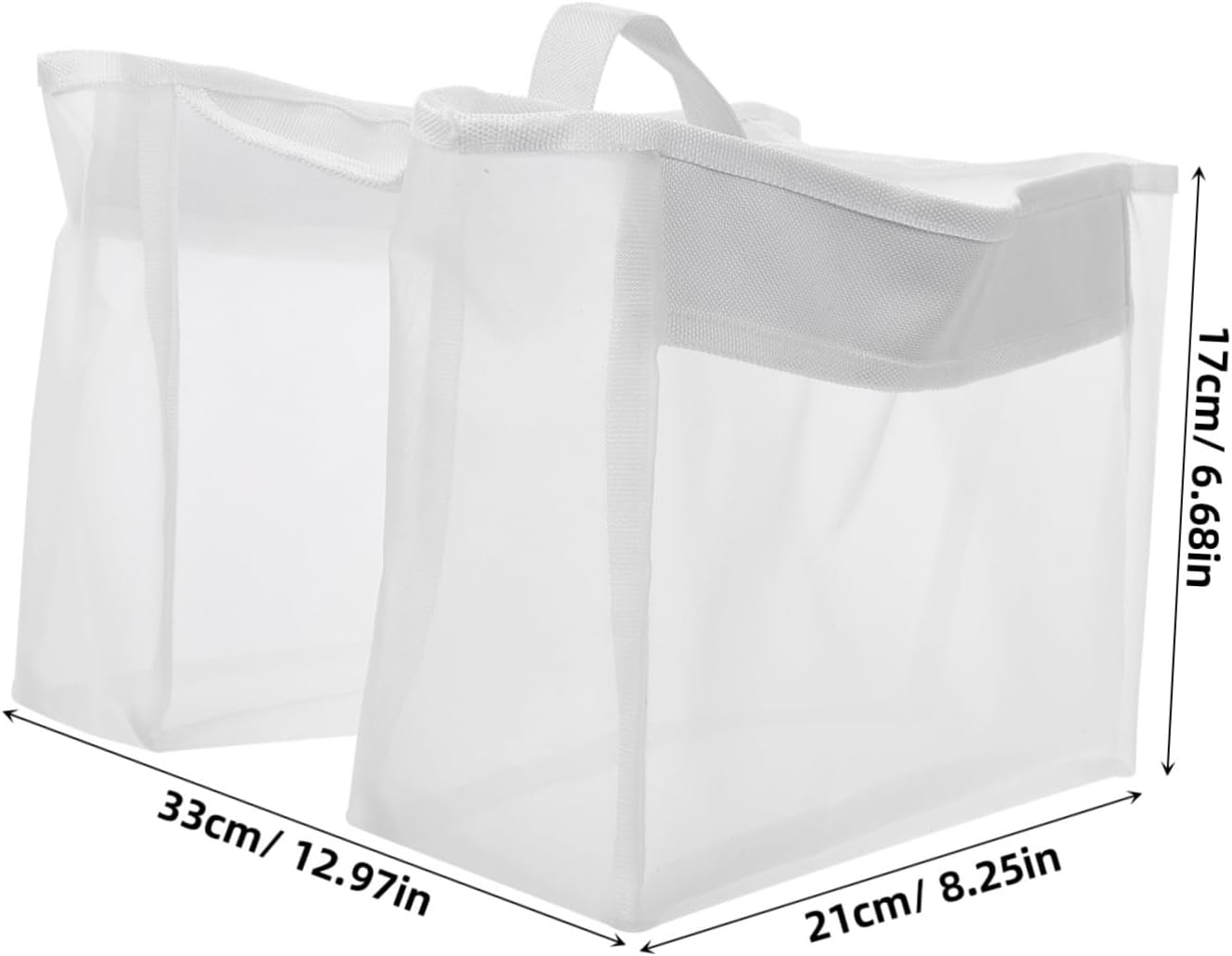 Anneome Bath Toy Storage Bag with Pockets