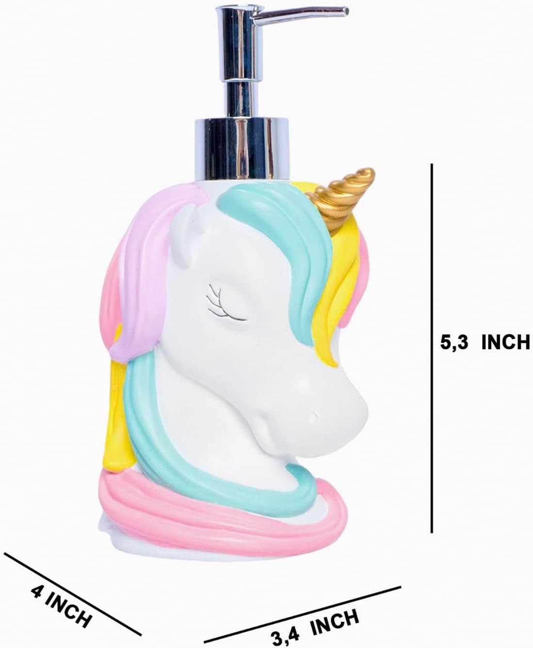 Unicorn Soap Dispenser Bathroom Decor