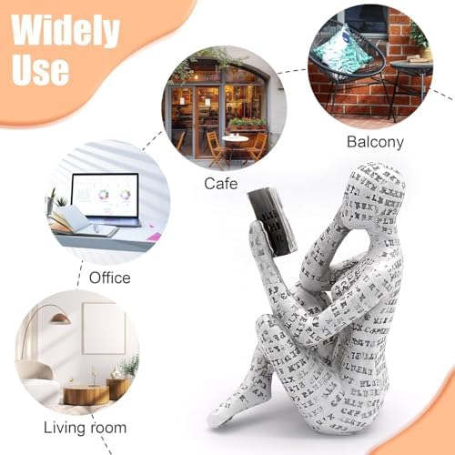 Abstract Thinker Bookshelf Decor Statue by Inheming
