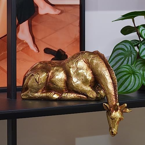 Braxio Golden Giraffe Home Decor Statue