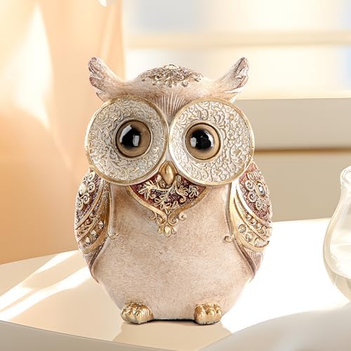 Smadeer Owl Statue Home Decor Sculpture