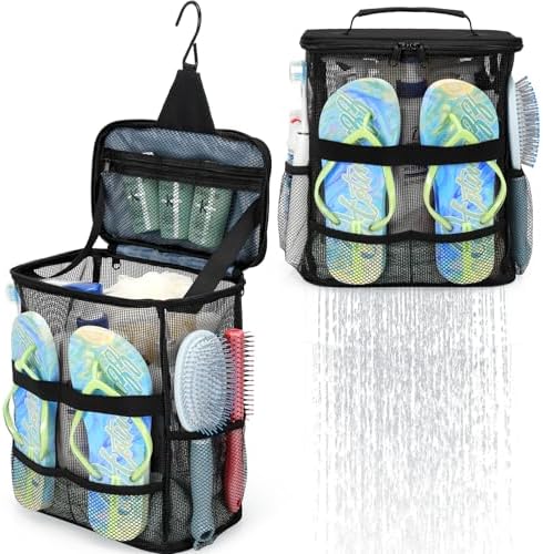 EaseGave Mesh Shower Caddy - Portable Large Capacity