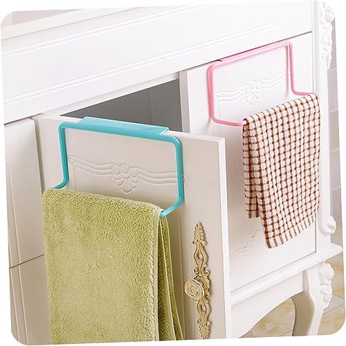 2Pcs Door Towel Rack Hanger for Kitchen Bathroom