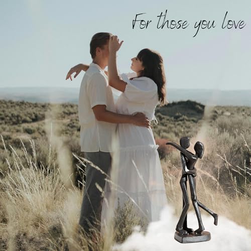 6th Anniversary Couple Iron Sculpture Romantic Gift for Her