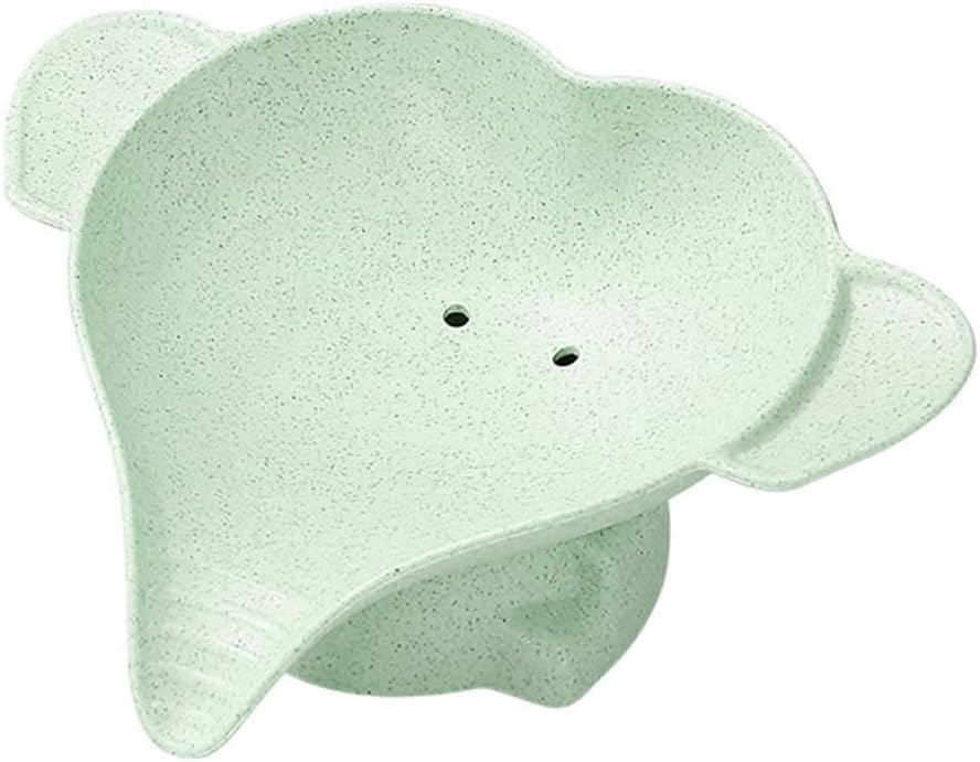 Fogun Little Elephant Soap Holder Food Grade PP Wheat Straw for Kids