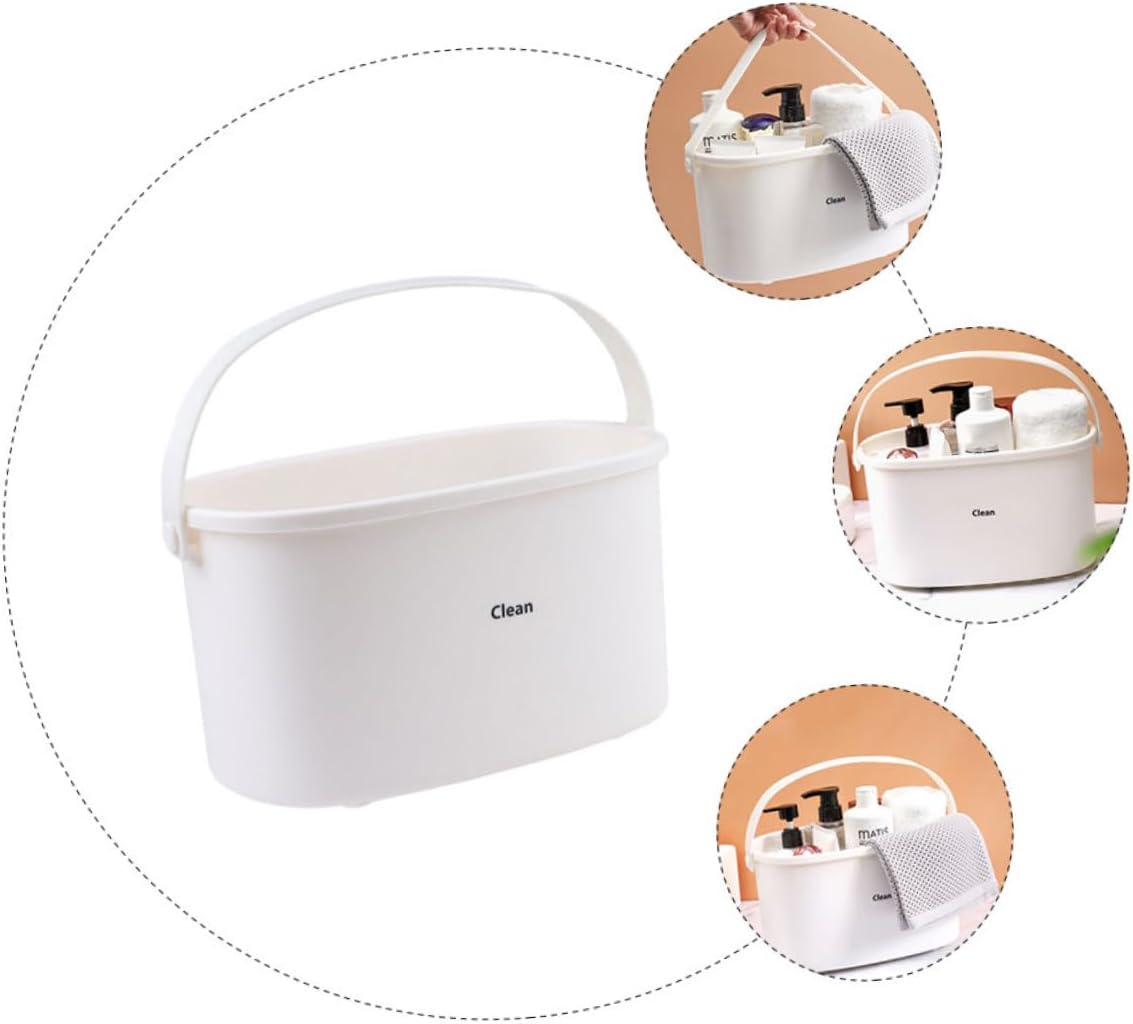 Cabilock Home Shower Basket Storage Organizer