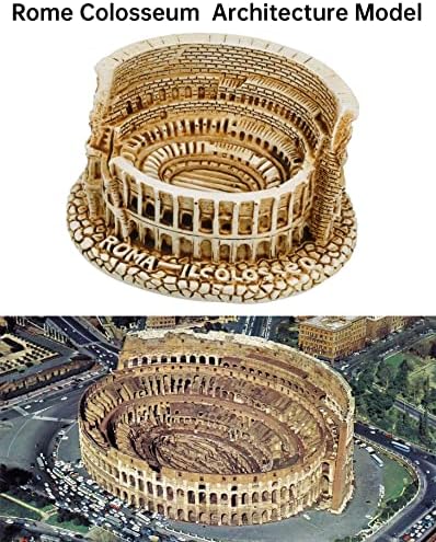 TRANSGOOD Roman Colosseum Resin Sculpture