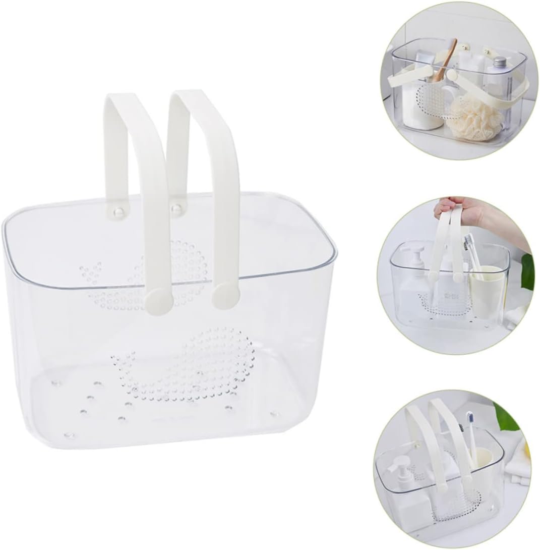 HOLIDYOYO Shower Basket with Handle Plastic Storage Organizer