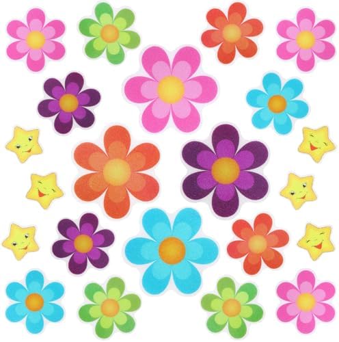 Photect 26 Piece Flower Non Slip Bath Sticker