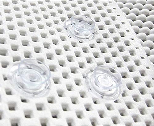 Deluxe Non Slip Bath Mat with Suction Cups - Teal