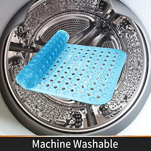 Yimobra Bathtub Mat Non Slip Clear Blue