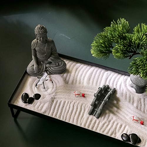 BangBangDa Japanese Meditation Garden Decor for Desk and Office