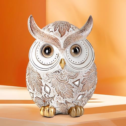 Smadeer Adorable Owl Statue for Home Decor
