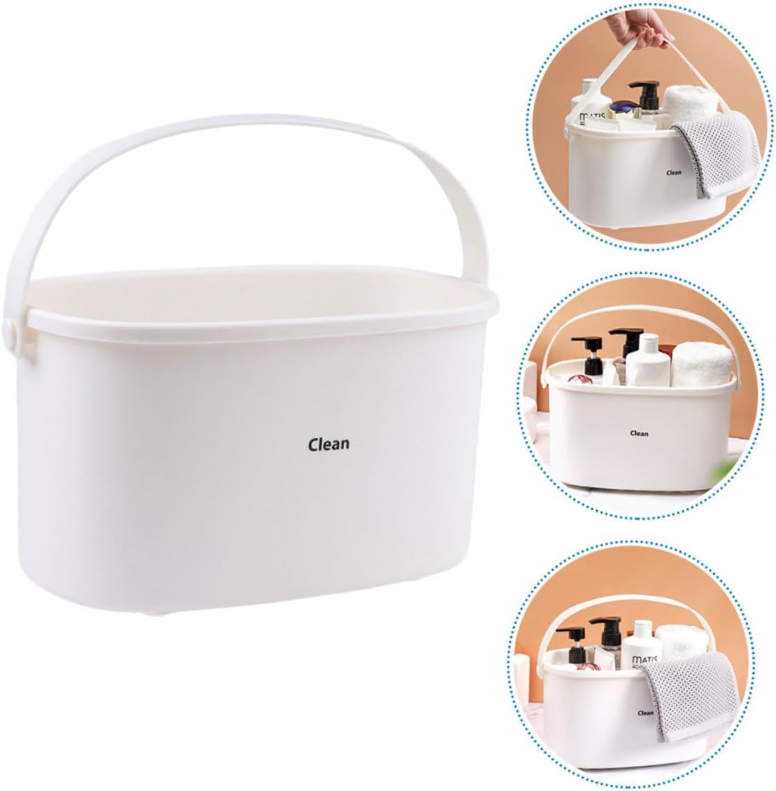 HOLIDYOYO Portable Shower Basket with Handle