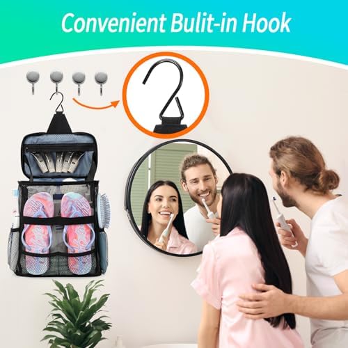 EaseGave Mesh Shower Caddy - Portable Large Capacity