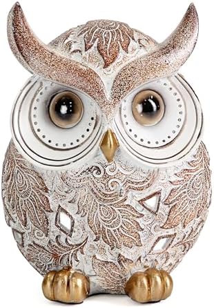 Smadeer Adorable Owl Statue for Home Decor