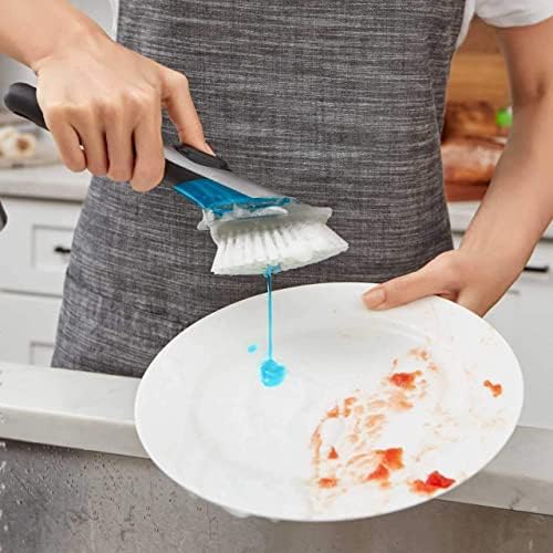 OXO Steel Soap Dispensing Dish Brush 2 Pack