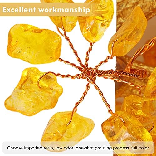 Bwinka Dragon Turtle Crystal Fortune Money Tree Bonsai Ornament 73inch