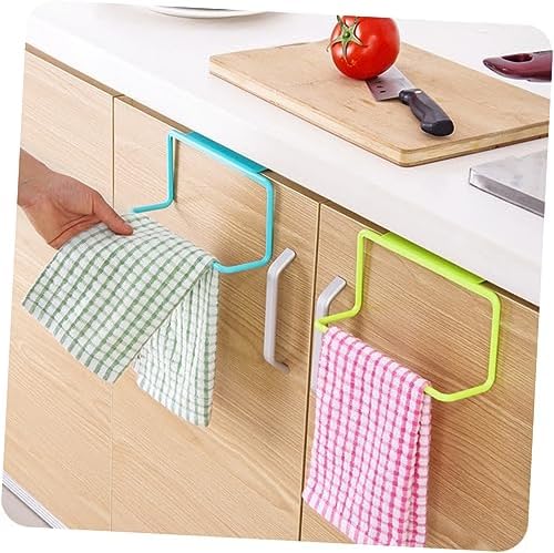 2Pcs Door Towel Rack Hanger for Kitchen Bathroom
