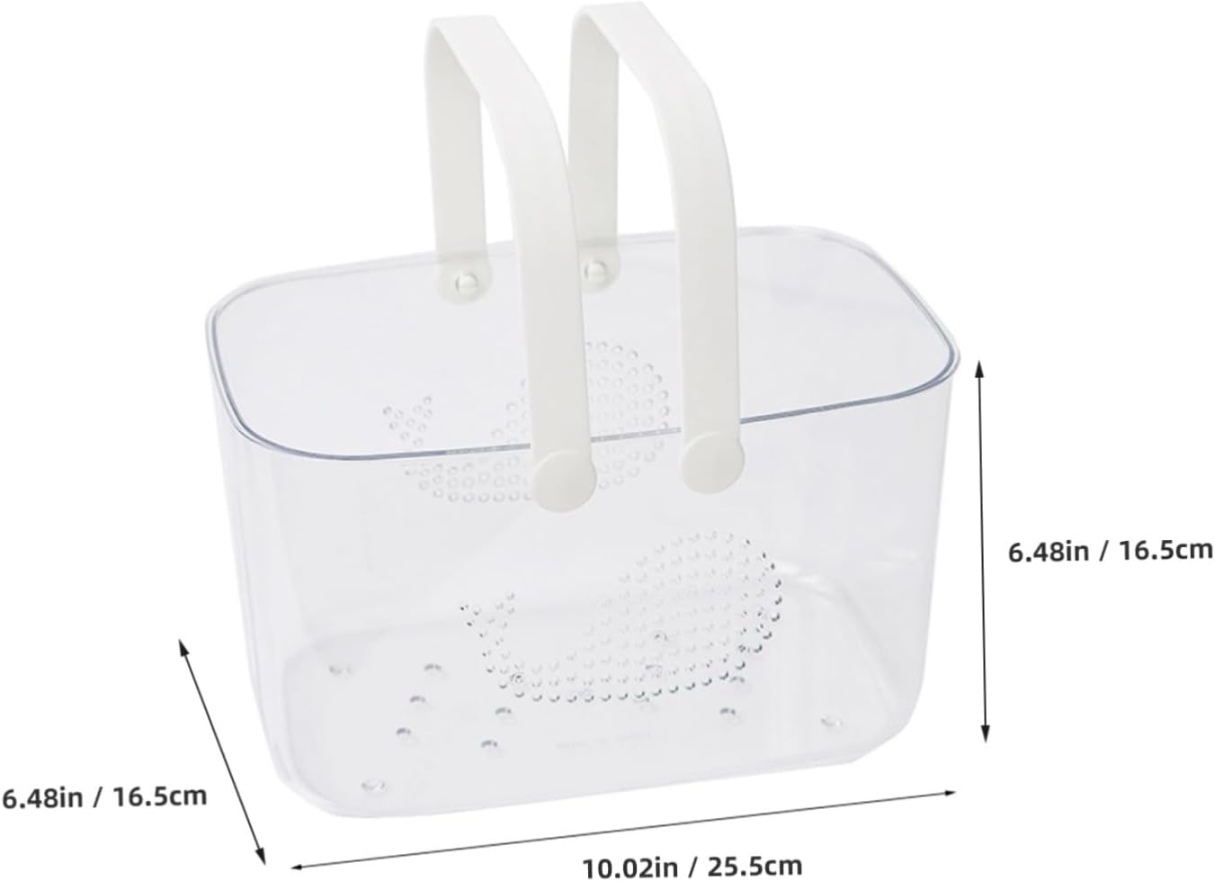 HOLIDYOYO Shower Basket with Handle Plastic Storage Organizer