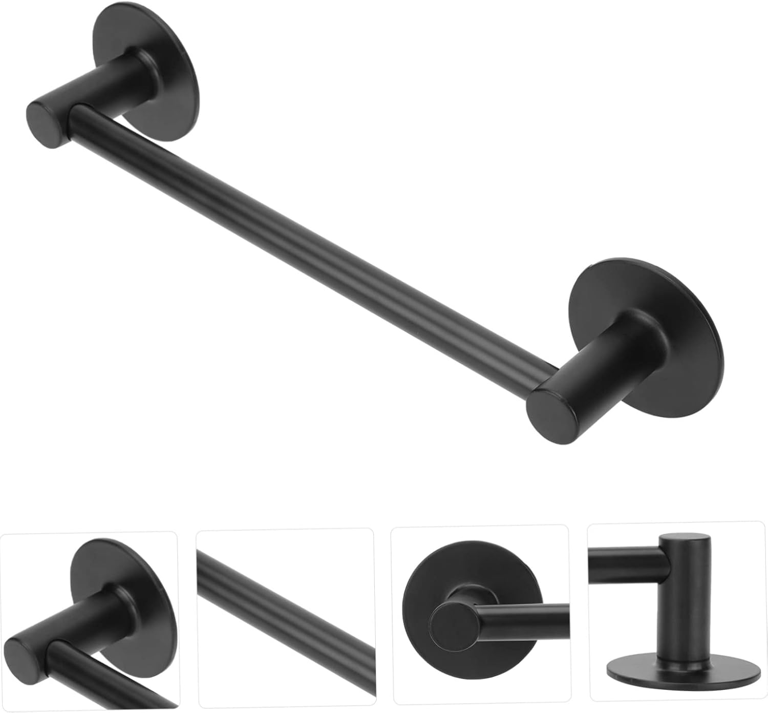 SOLUSTRE 1Pc Wall Mounted Bathroom Towel Rack