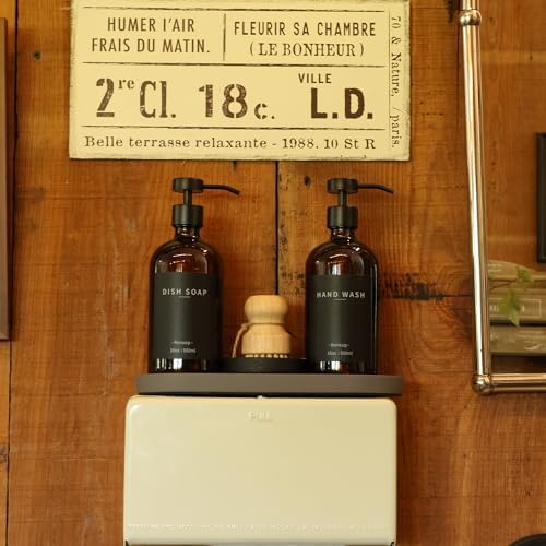 Ronasip 5-Piece Kitchen Soap Dispenser Set