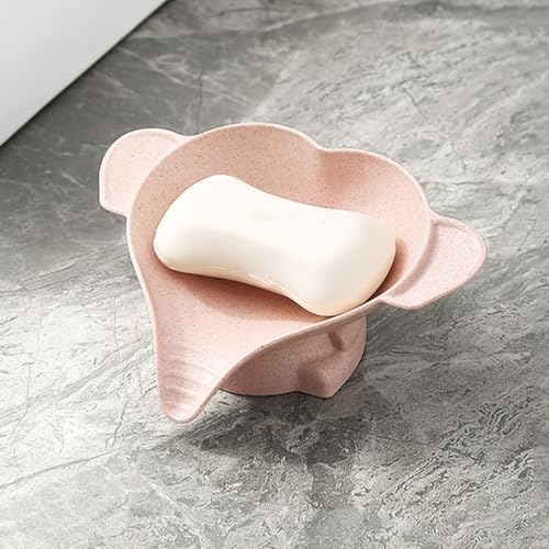 Fogun Little Elephant Soap Holder Food Grade PP Wheat Straw for Kids