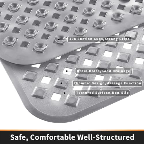 Yimobra Non Slip Bathtub Mat with Strong Suction Cups