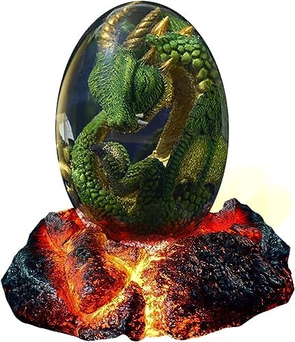 ACOCOFE Lava Dragon Egg with Green Base