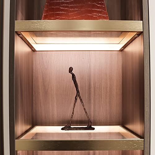 NILEEBUKER Bronze Giacometti Walking Man Statue 10 Inch Home Decor