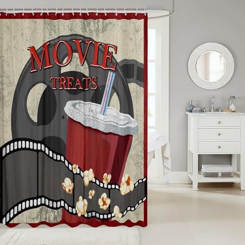 Feelyou Movie Theme Shower Curtain Set