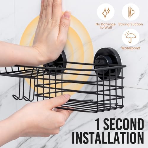 LEVERLOC Shower Caddy Suction Cup 2 Pack