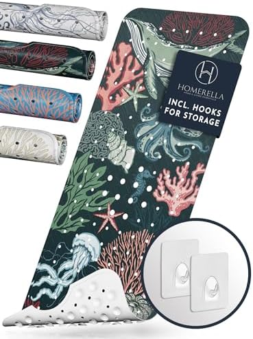 Homerella Anti-Slip Bathtub Mat 40x16 Inch