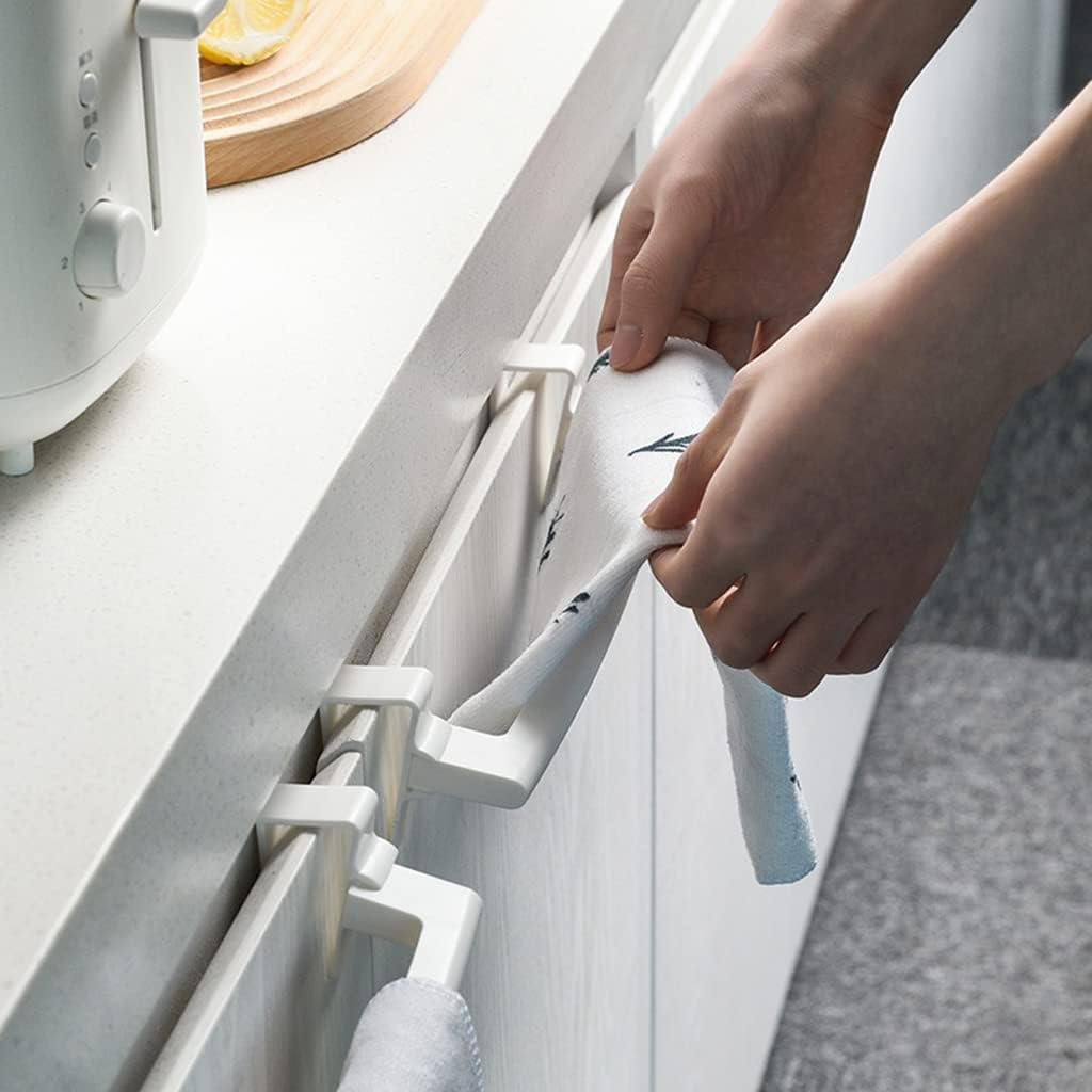 ABS Towel Rack for Cabinet Door - No Tools Installation