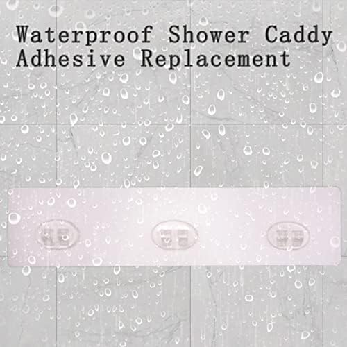 HopeFire 4 Pack Shower Caddy Adhesive Replacement 1