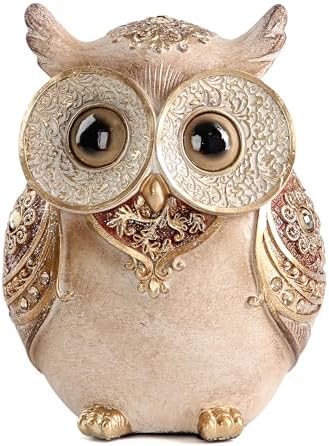 Smadeer Owl Statue Home Decor Sculpture