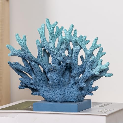 Elegondrar 58 H Blue Coral Decor Statue 1