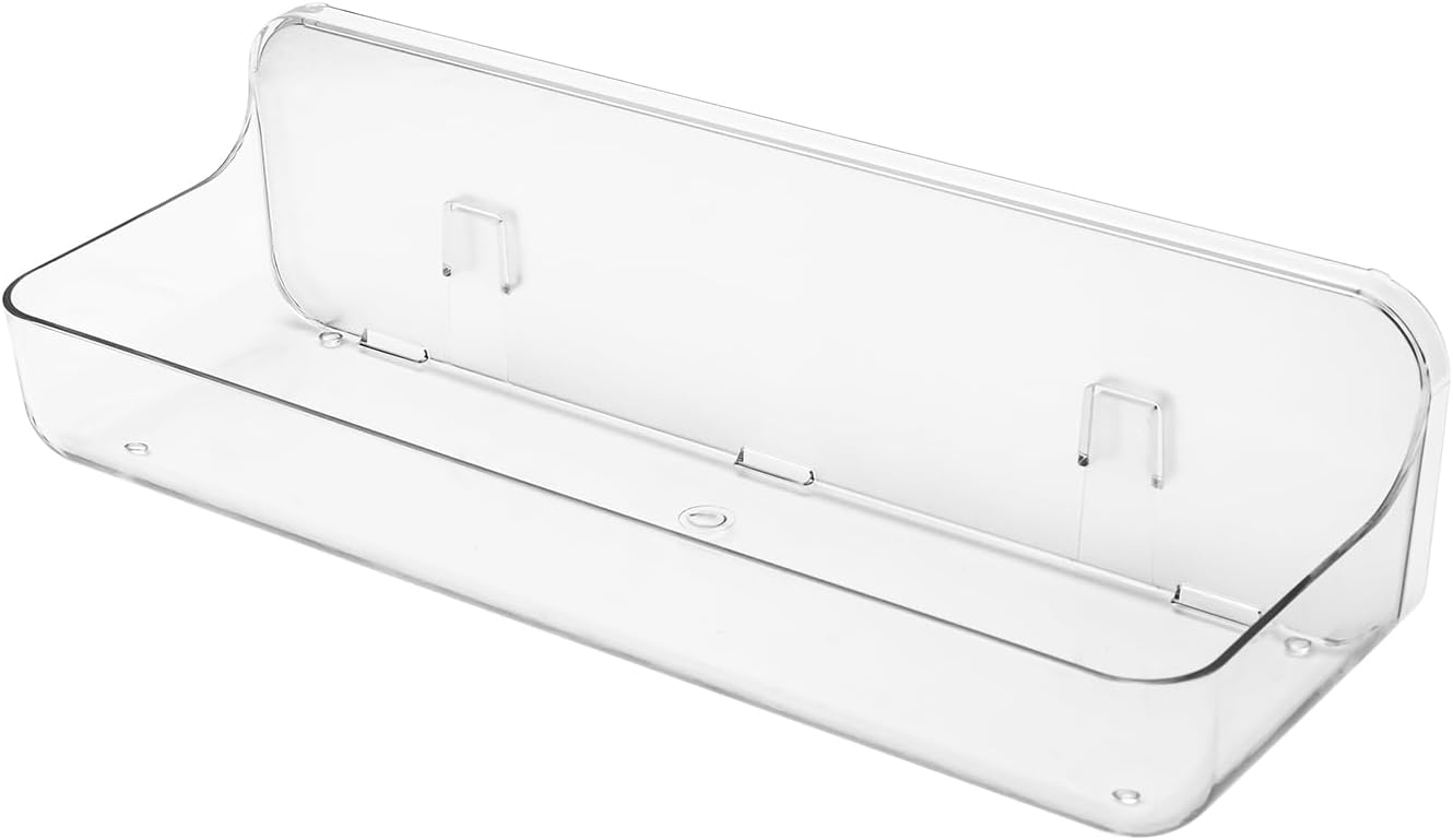 Diesisa Acrylic Shower Caddy with Self-Adhesive Tape