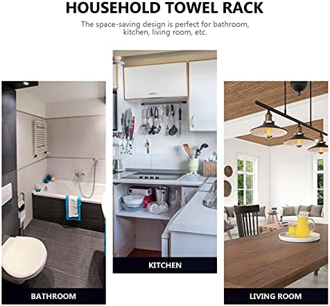 TOPPERFUN Wall-Mounted Towel Rack 1pc Stylish Bathroom Holder