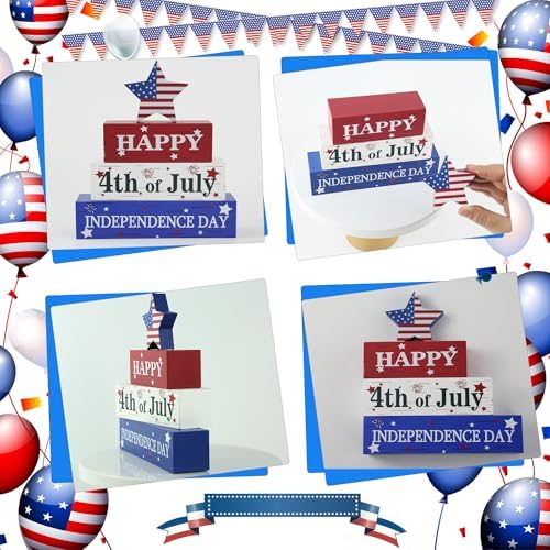 Laoone 4th of July Patriotic Decorations Set