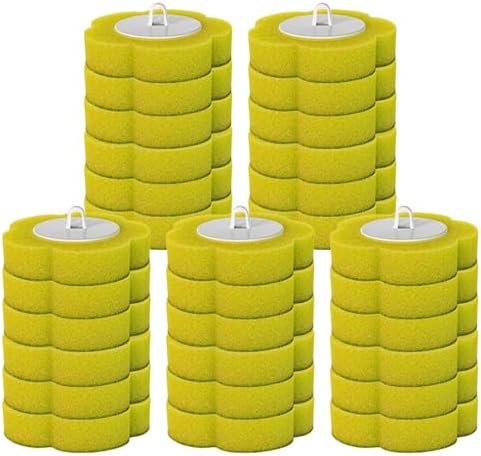 Toilet Scrubber Set with 18 Replaceable Heads and Scented Brush 30PCS Lemon Scented
