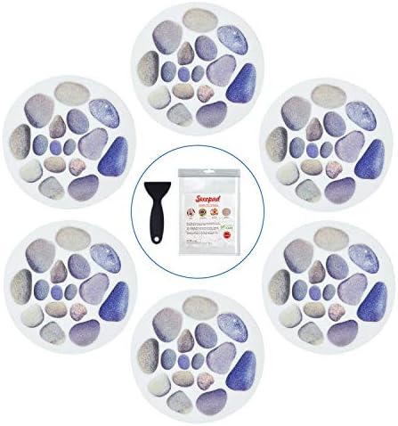 Secopad Non-Slip Bathtub Stickers with Premium Scraper