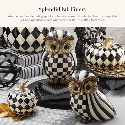 MACKENZIE-CHILDS Fall Owl Decor Statue