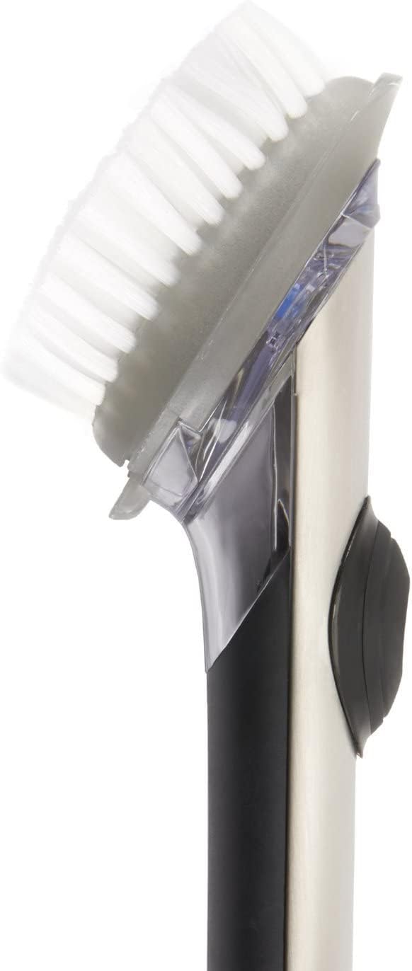 OXO Steel Soap Dispensing Dish Brush 2 Pack