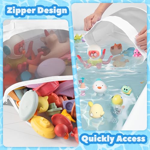 UNEEDE Bath Toy Organizer 415 Gallons Gray