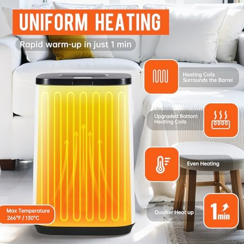 Cyscratia Large Luxury Towel Warmer 20L with 24h Delay Timer