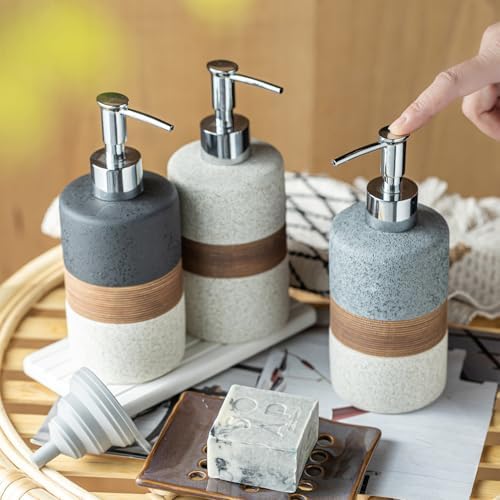 Cormomu Ceramic Soap Dispenser Set 2 Pack