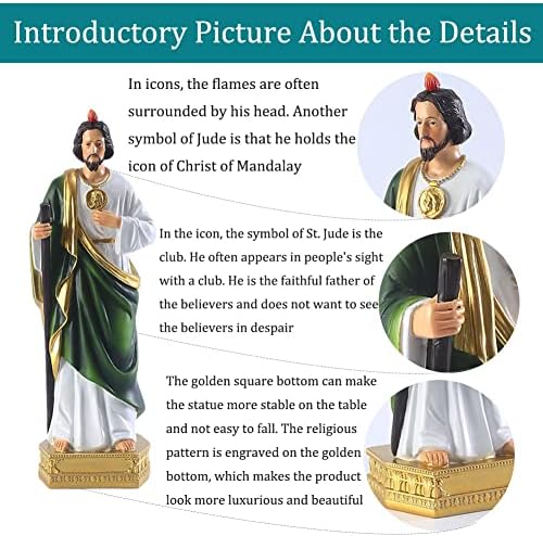 QIANLING 85 Inch St Jude Religious Statue