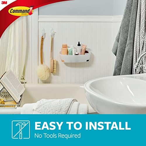 Command Bathroom Accessories 5-Piece Organizer Set