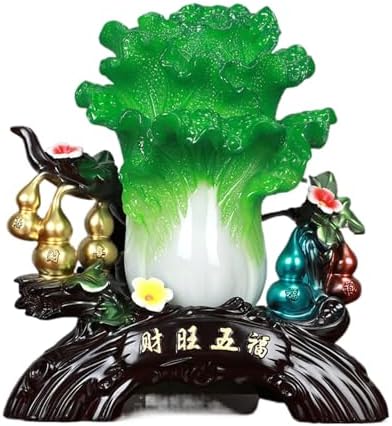 Feng Shui Wealth Jade Bausch Sculpture for Home Office -892
